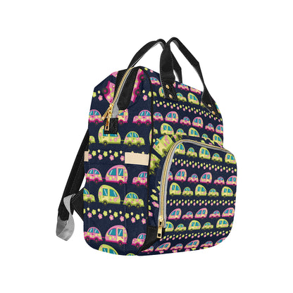 Camper Cute Camping Design No 3 Print Diaper Bag Backpack