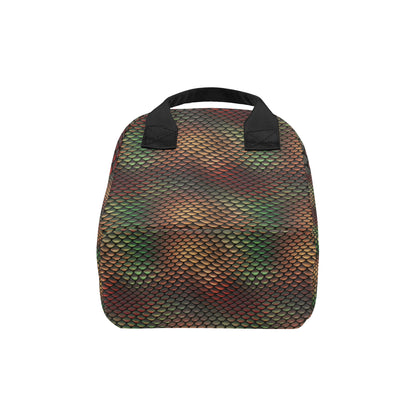Snake Skin Colorful Print Insulated Lunch Bag