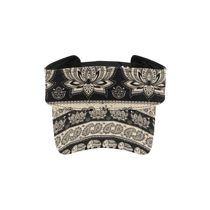Elephant Hansa Lotus Pattern Unisex Sun Visor