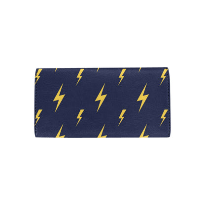 Lightning Thunder Pattern Print Design 03 Women's Trifold Wallet
