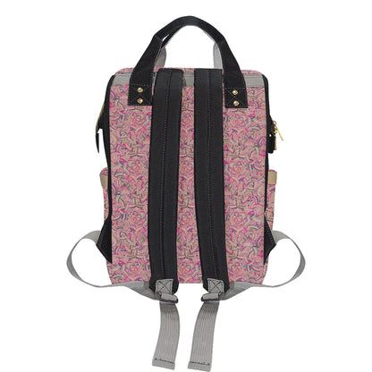 Celtic Pattern Print Design 04 Diaper Bag Backpack