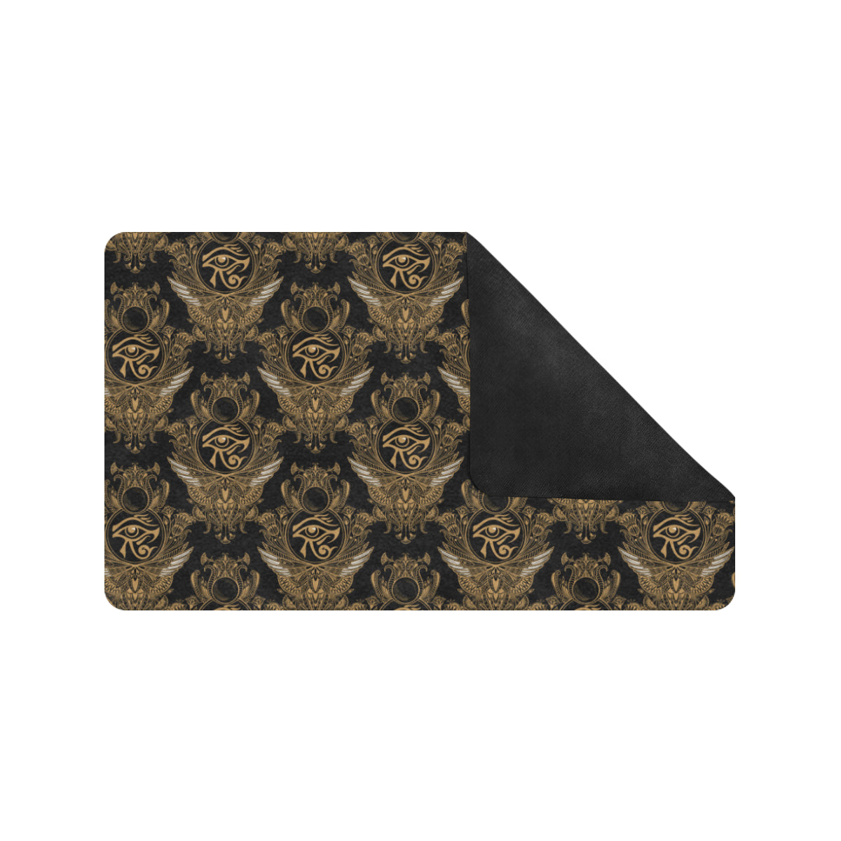 Eye of Horus Mandala Style Rubber Doormat