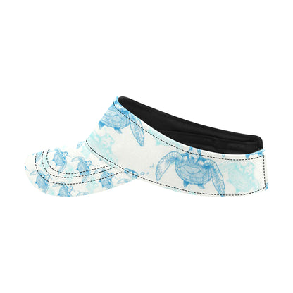 Sea Turtle Pattern Print Design T01 Unisex Sun Visor