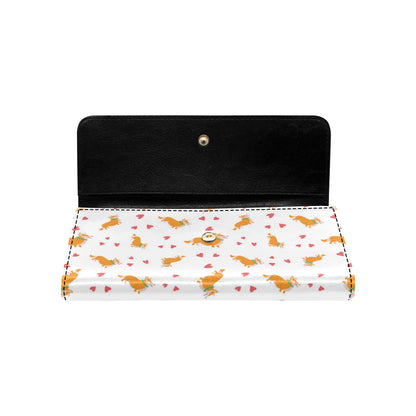 Cardigan Welsh Corgis Pattern Print Design 04 Women's Trifold Wallet