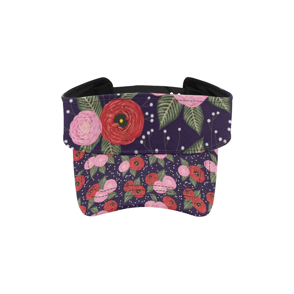 Camellia Pattern Print Design CM02 Unisex Sun Visor