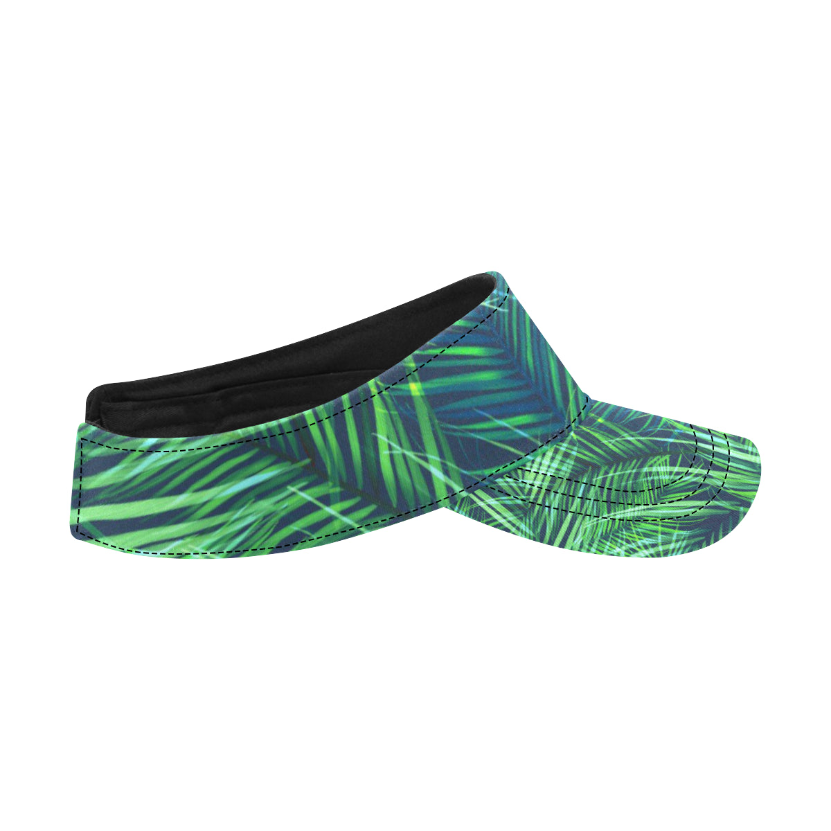 Palm Leaves Pattern Print Design PL02 Unisex Sun Visor