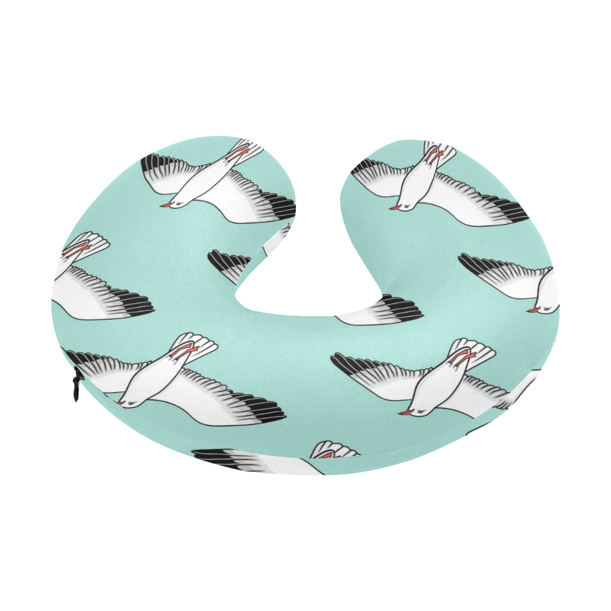 Pigeon Pattern Print Design 02 U-Shaped Travel Neck Pillow