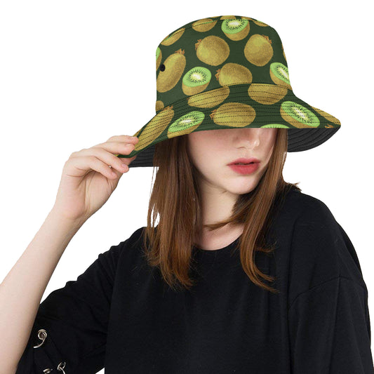 Kiwi Pattern Print Design KW04 Unisex Bucket Hat
