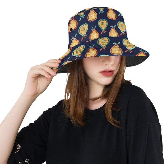 Pear Pattern Print Design PE03 Unisex Bucket Hat