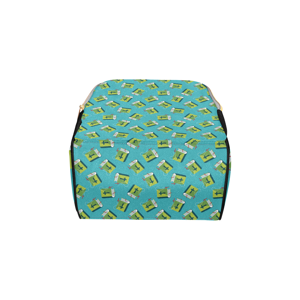 Bible Pattern Print Design 01 Diaper Bag Backpack