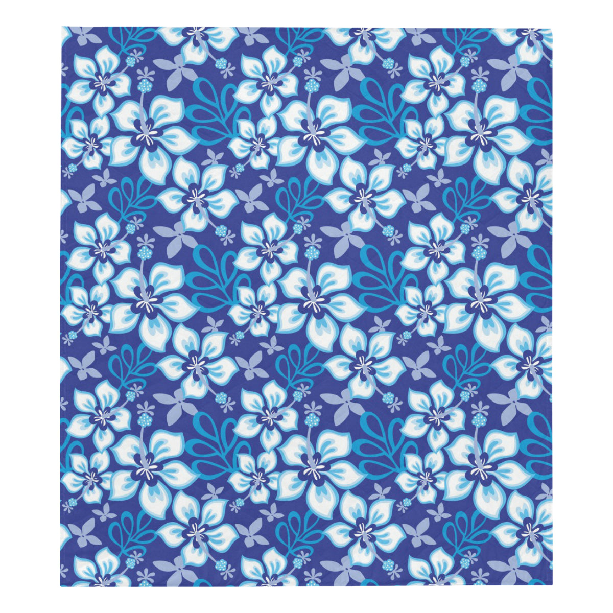Hibiscus Pattern Print Design HB04 Premium Quilt