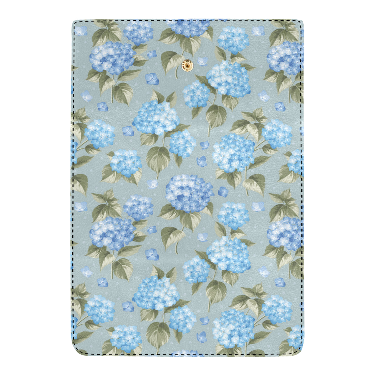 Hydrangea Pattern Print Design 01 Women's Trifold Wallet