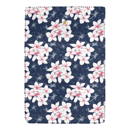 Plumeria Pattern Print Design PM017 Women's Trifold Wallet
