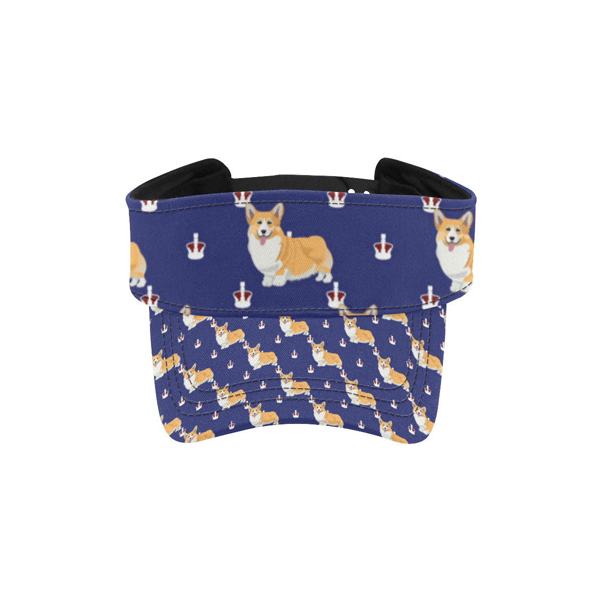 Pembroke Welsh Corgis Pattern Print Design A07 Unisex Sun Visor