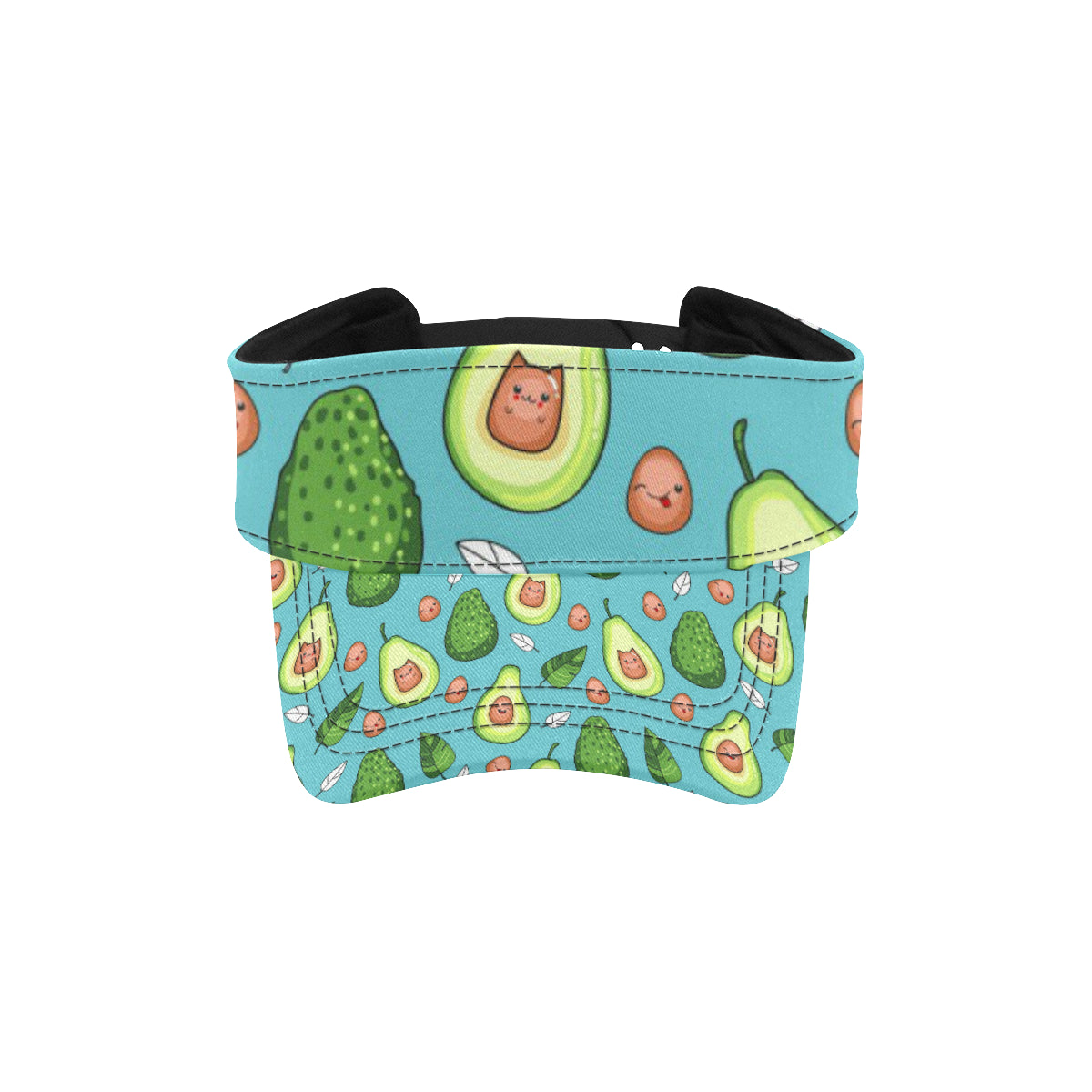Avocado Pattern Print Design AC05 Unisex Sun Visor