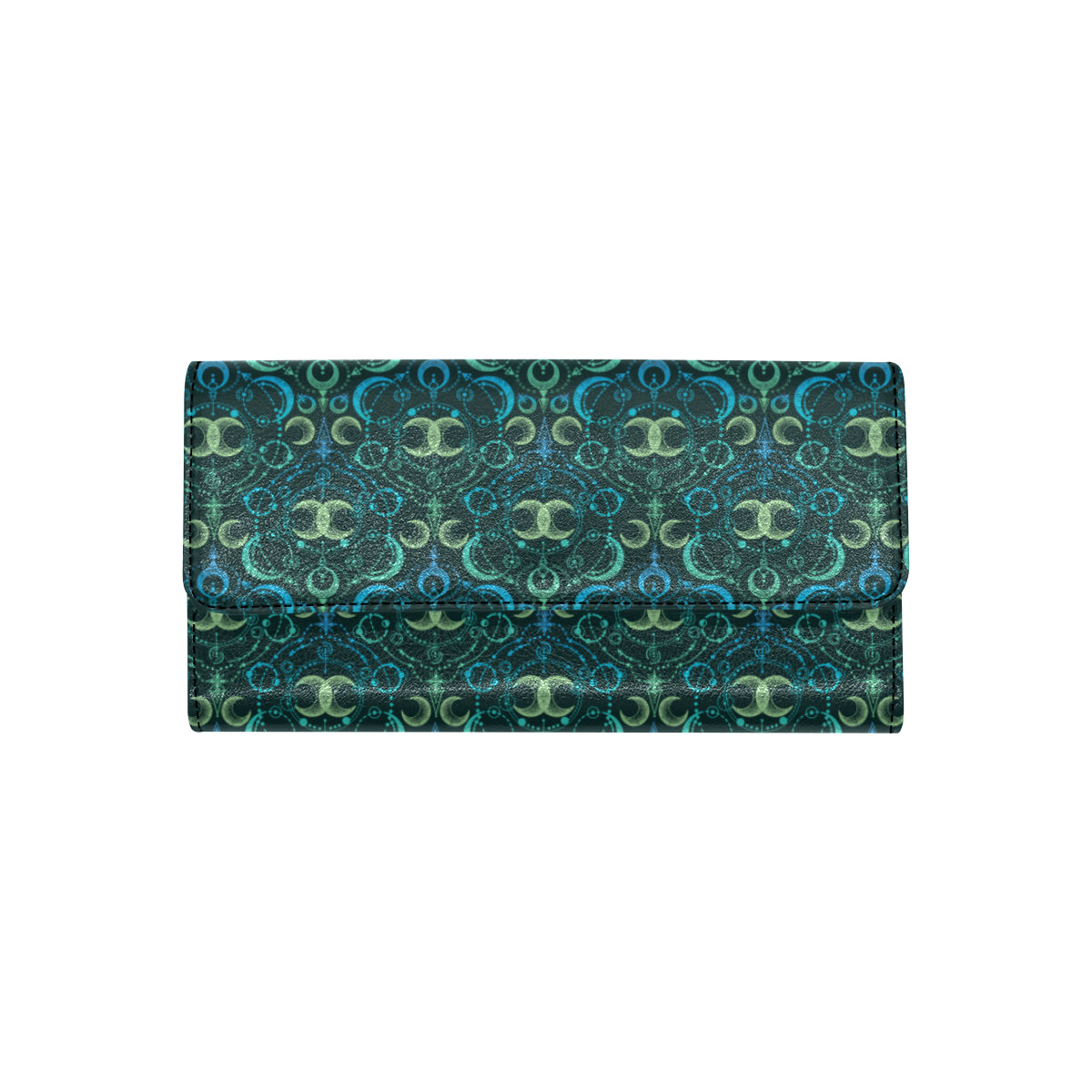 Celestial Pattern Print Design 07 Women's Trifold Wallet