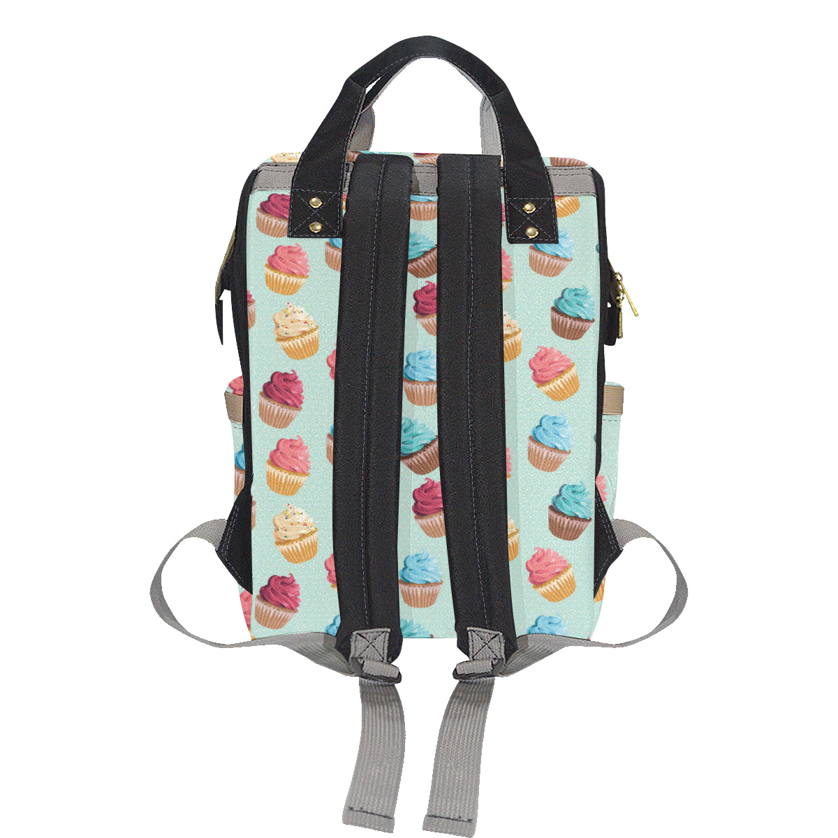 Cupcake Pattern Print Design 01 Diaper Bag Backpack