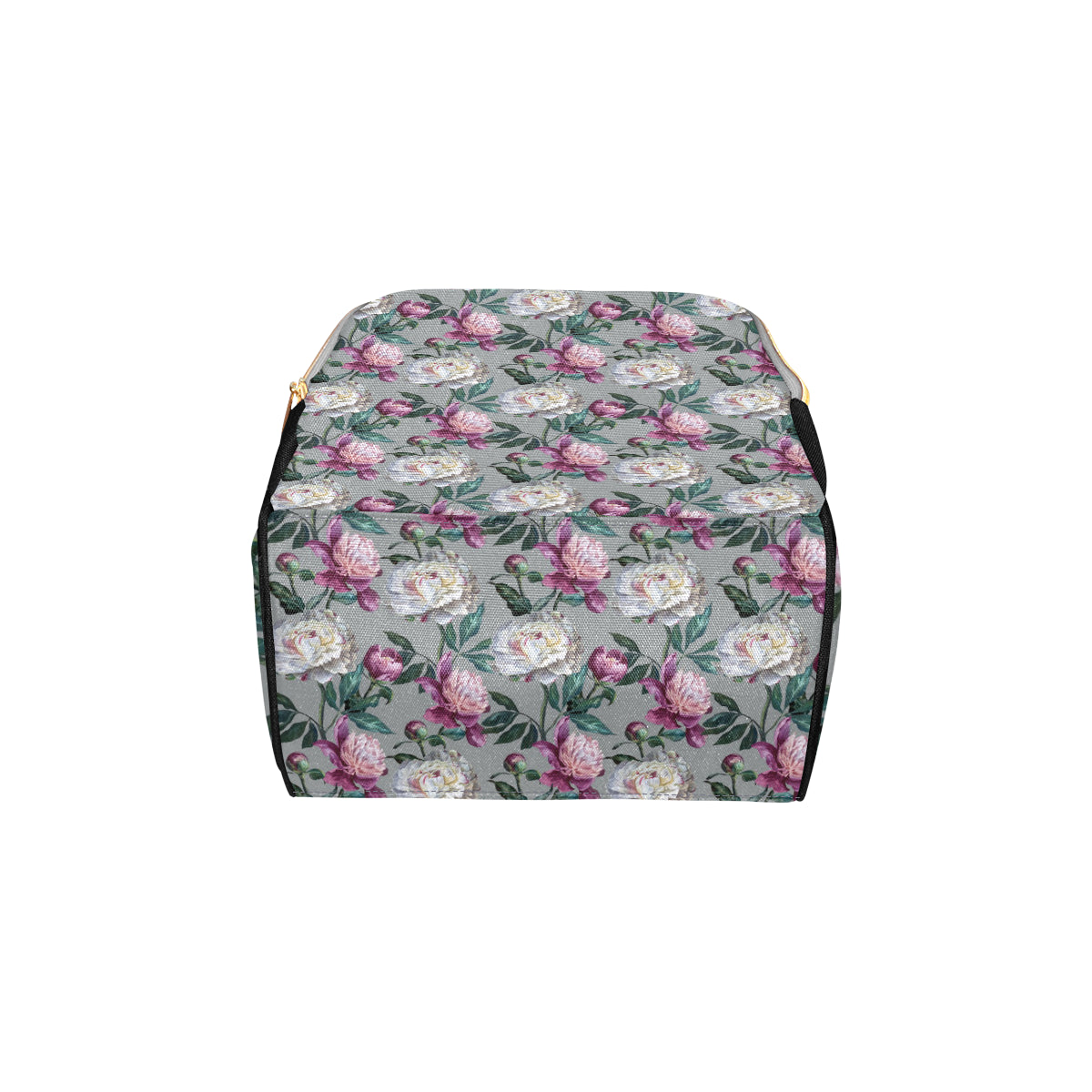 Peony Pattern Print Design PE01 Diaper Bag Backpack