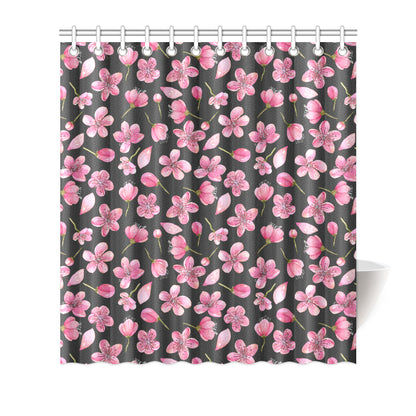 Apple blossom Pattern Print Design AB03 Shower Curtain
