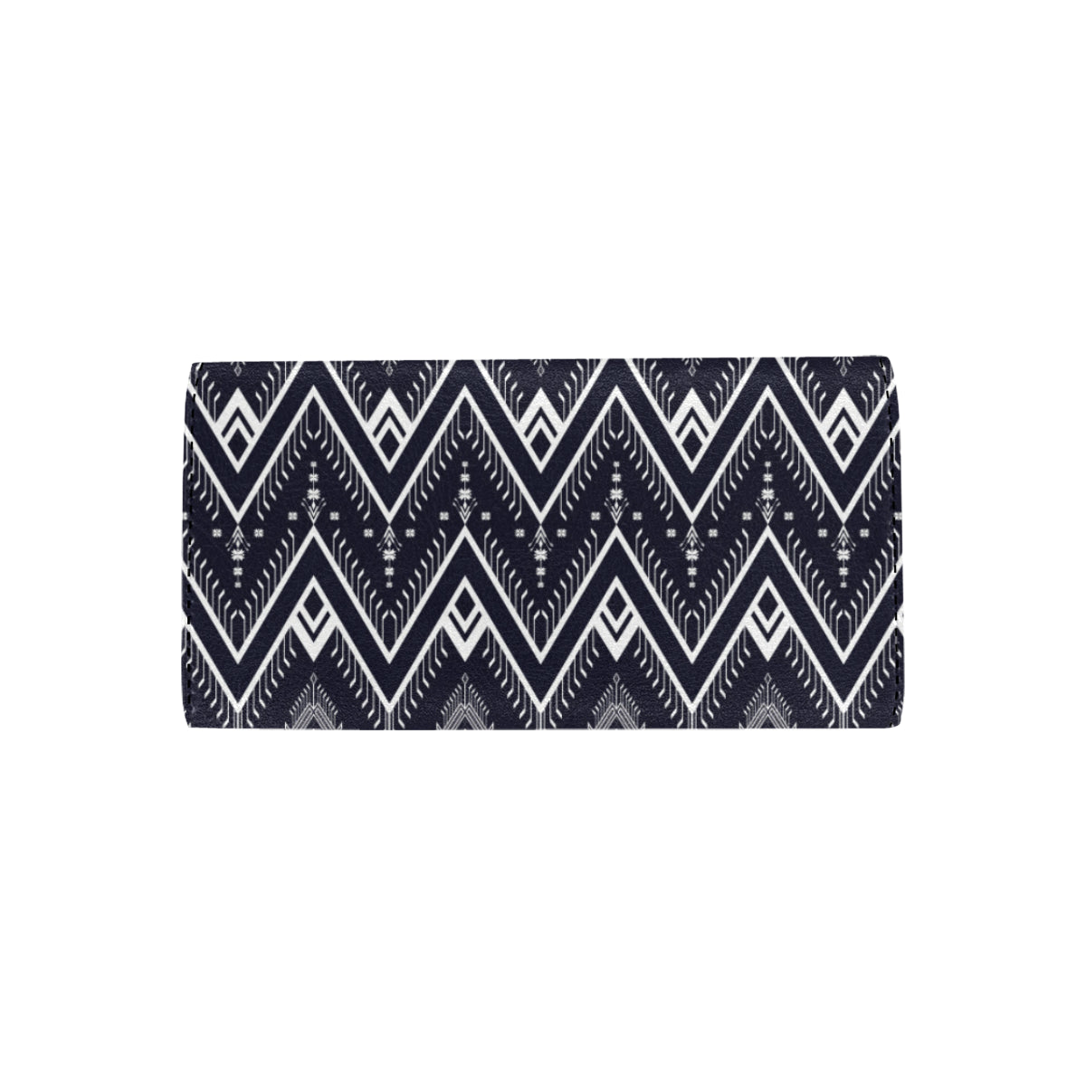 Indians Tribal Aztec Women's Trifold Wallet