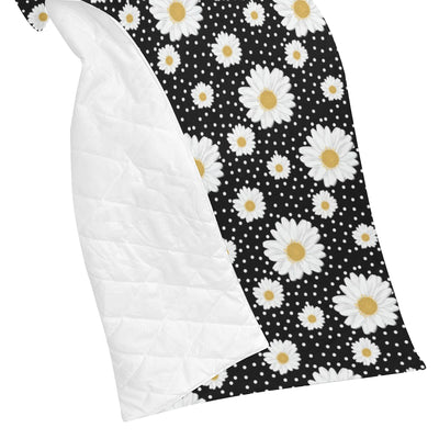 Daisy Pattern Print Design DS02 Premium Quilt