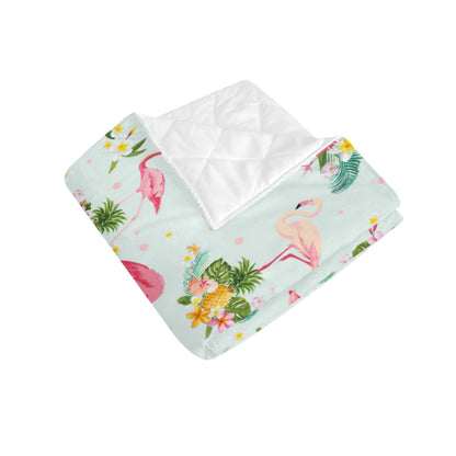 Flamingo Sweet Pattern Premium Quilt
