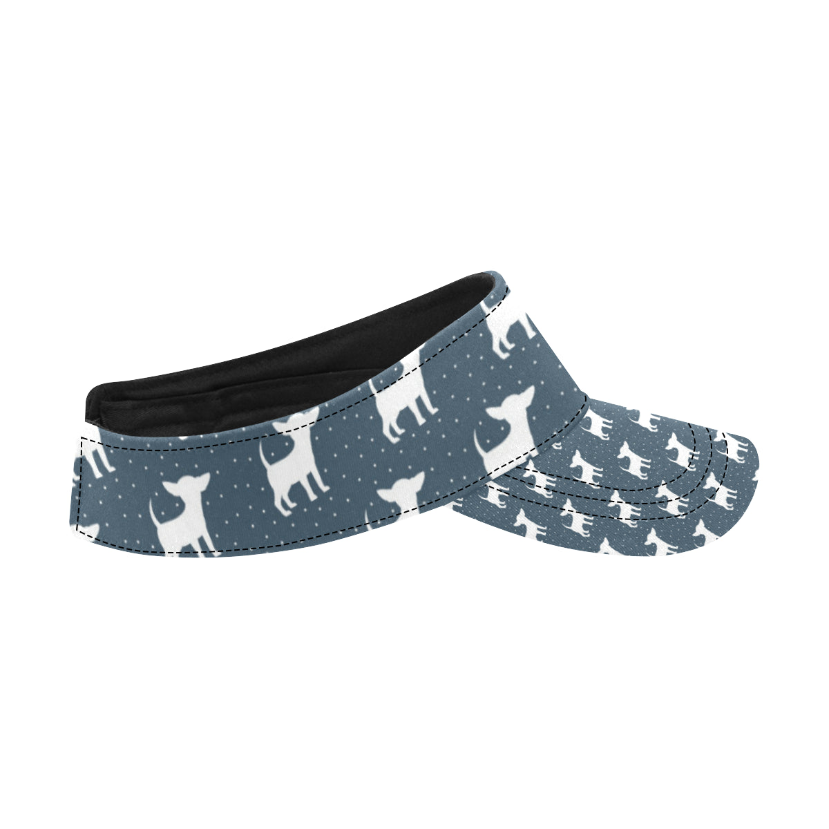 Chihuahua Pattern Print Design 03 Unisex Sun Visor