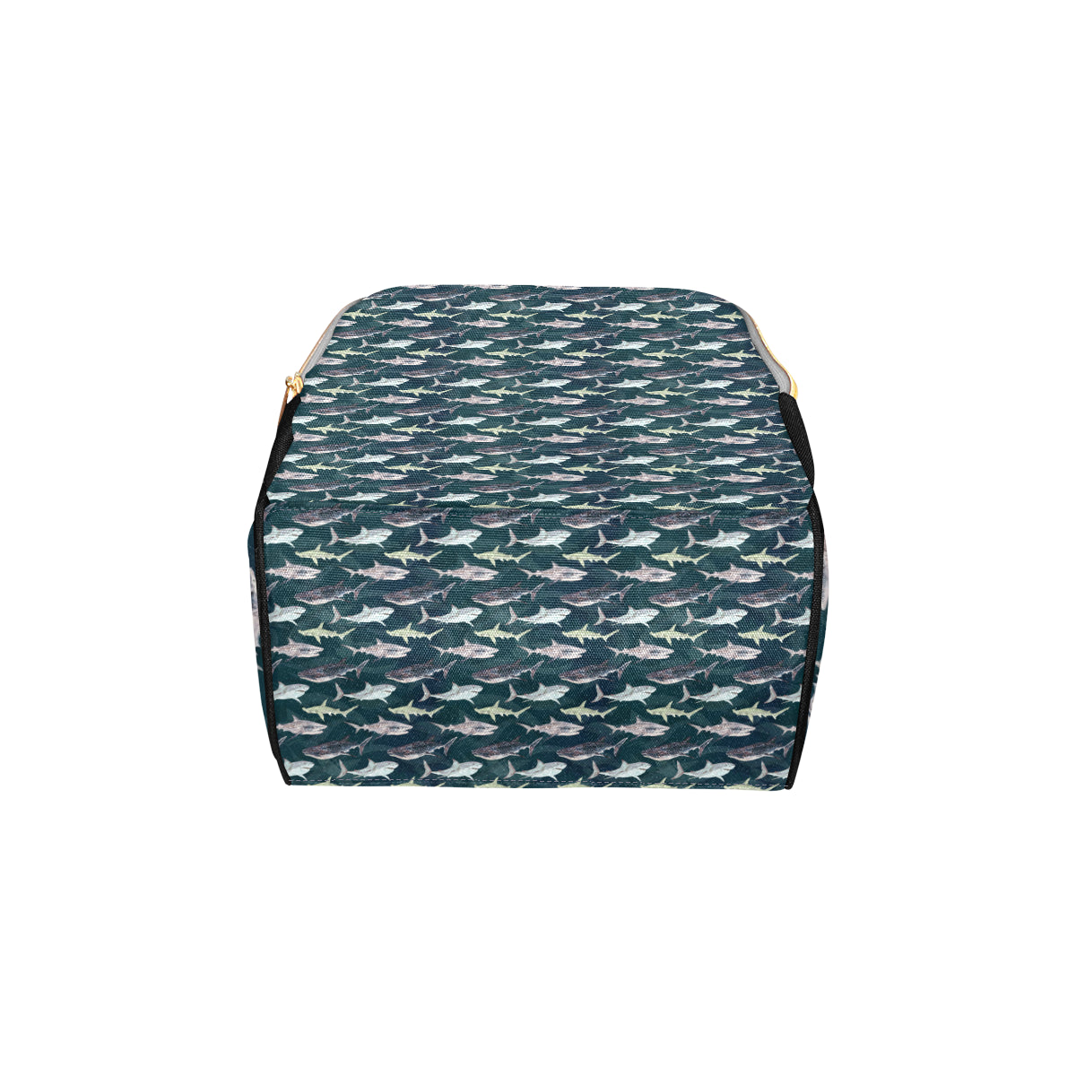 Shark Pattern Print Diaper Bag Backpack