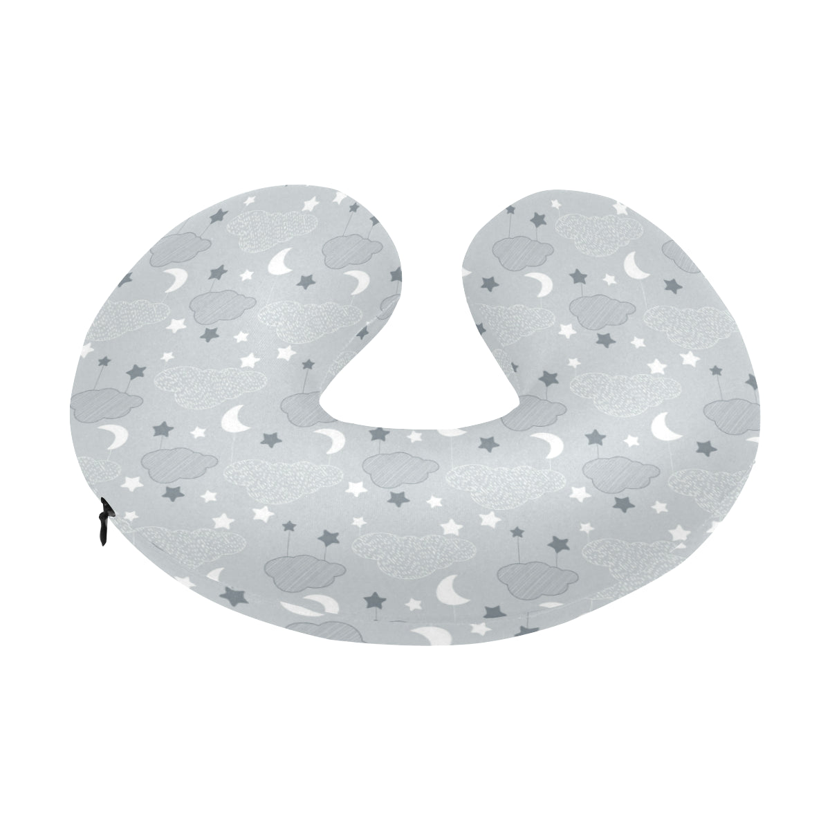 Cloud Pattern Print Design 04 U-Shaped Travel Neck Pillow