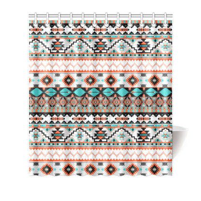 Tribal Aztec Indians pattern Shower Curtain