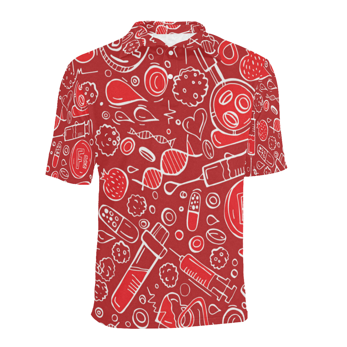 Phlebotomist Pattern Print Design A02 Men Polo Shirt