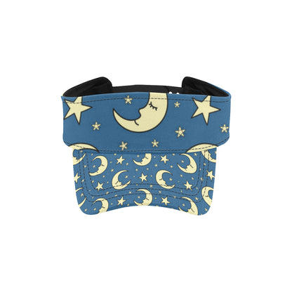 Moon Night Pattern Print Design 03 Unisex Sun Visor