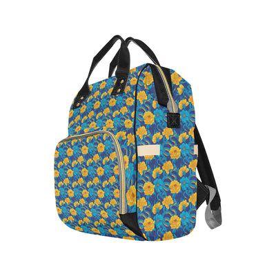 Boa Pattern Print Design 01 Diaper Bag Backpack