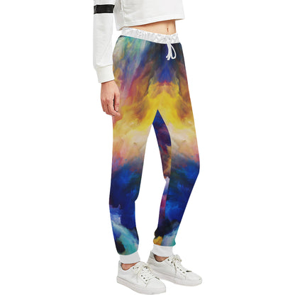 Vortex Twist Swirl Water Color Design Unisex Sweatpants
