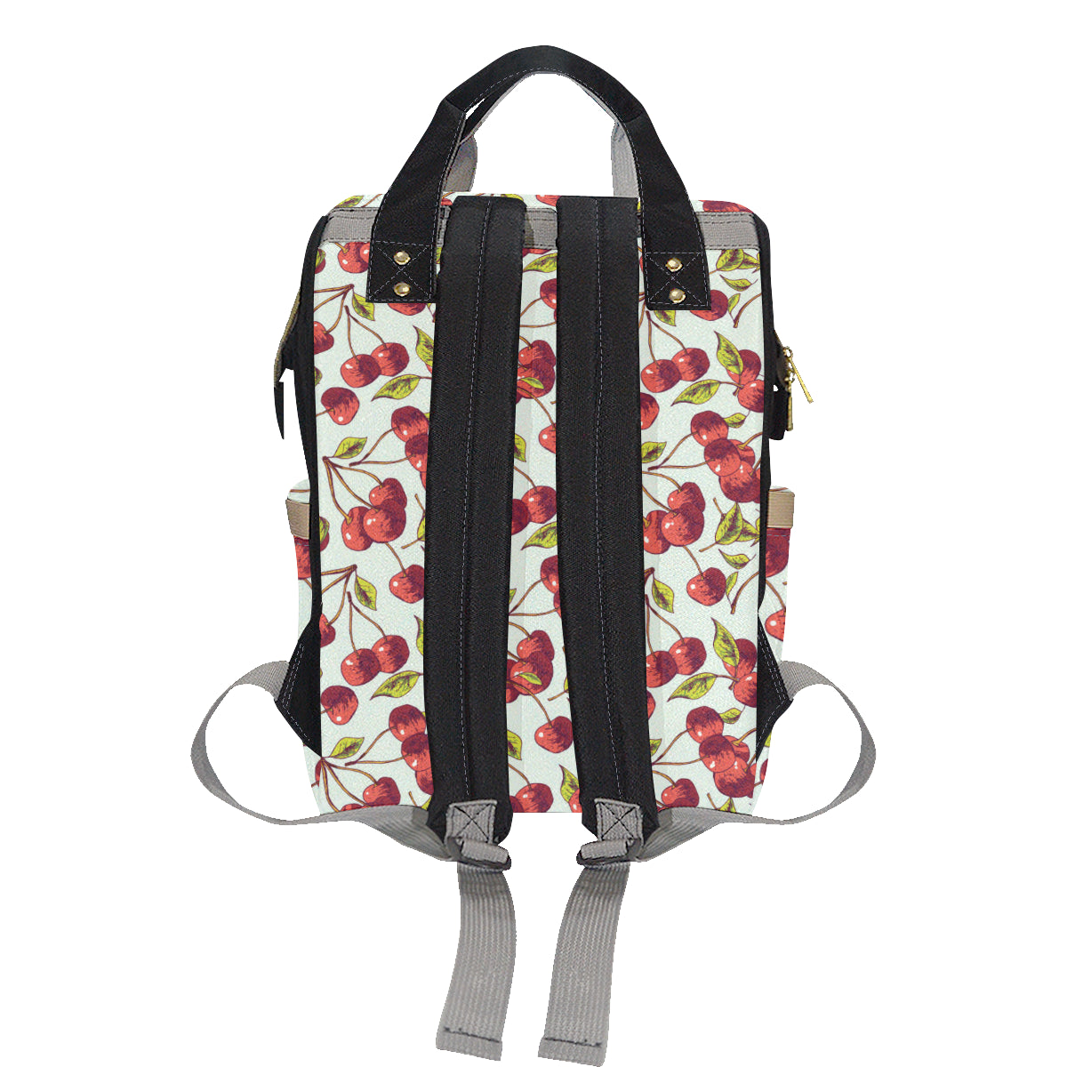 Cherry Hand Draw Diaper Bag Backpack