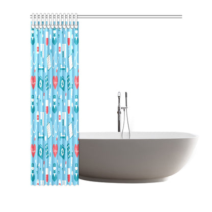 Nurse Pattern Print Design A03 Shower Curtain