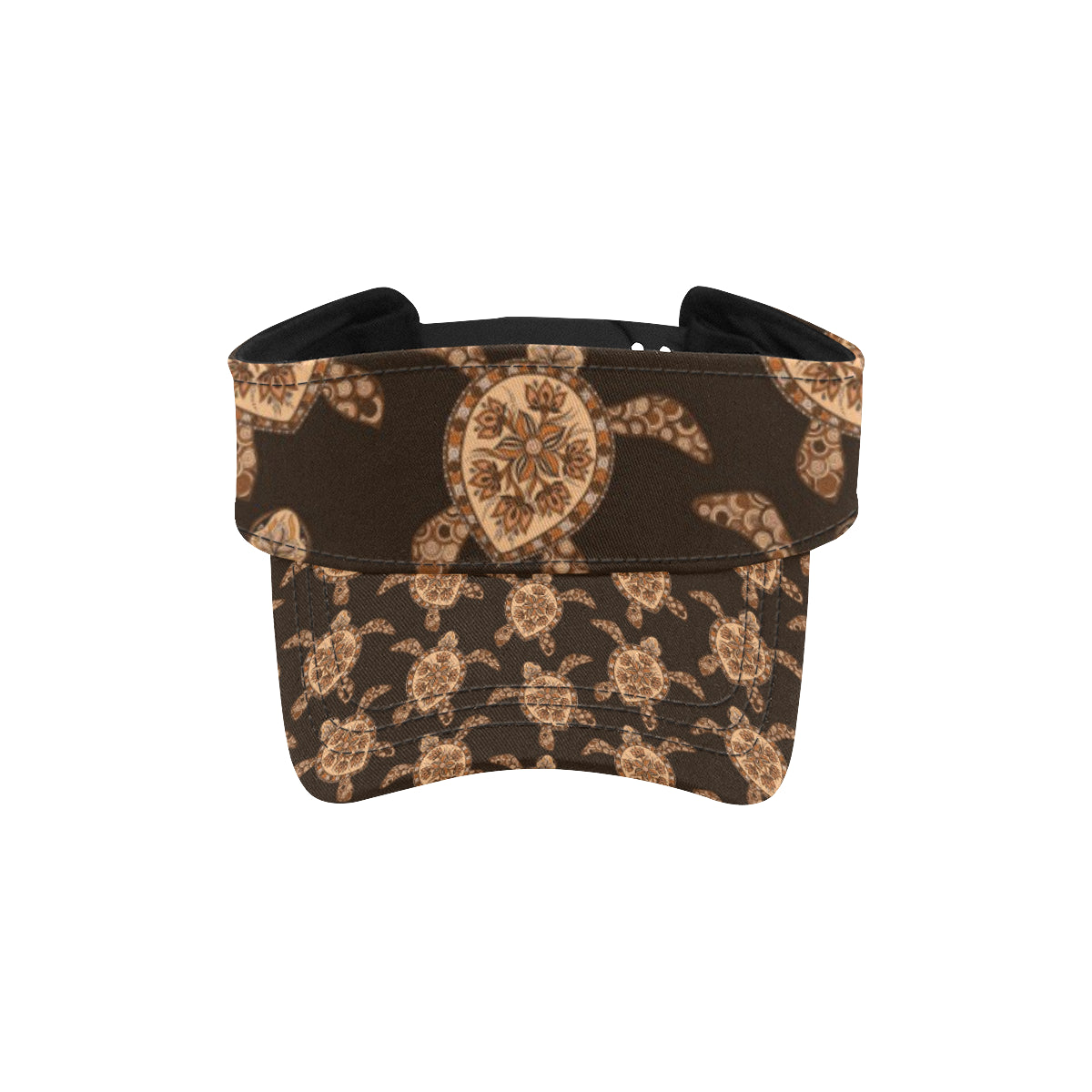 Tribal Sea Turtle Pattern Print Design T09 Unisex Sun Visor
