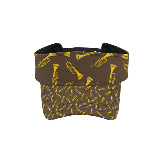 Trumpet Pattern Design Print Unisex Sun Visor