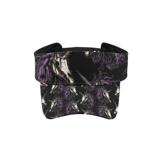 Unicorn Skull head Unisex Sun Visor