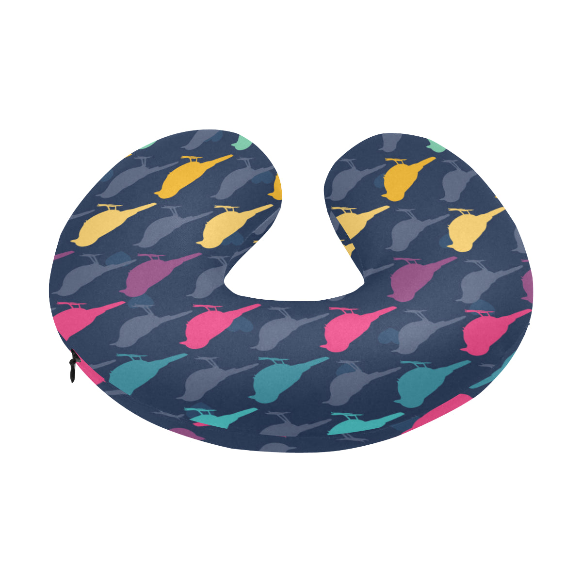 Birds Pattern Print Design 01 U-Shaped Travel Neck Pillow