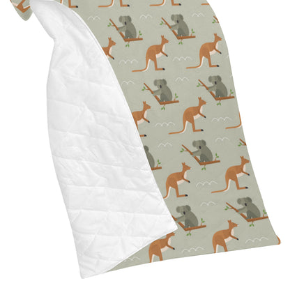 Koala Pattern Print Design 03 Premium Quilt
