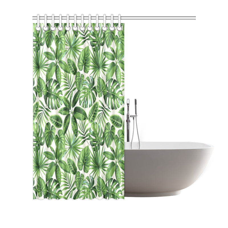 Tropical Flower Pattern Print Design TF013 Shower Curtain