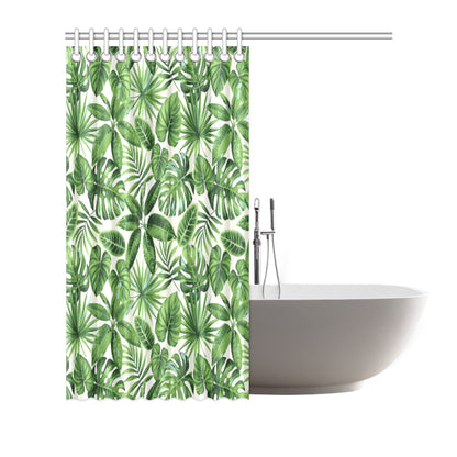 Tropical Flower Pattern Print Design TF013 Shower Curtain