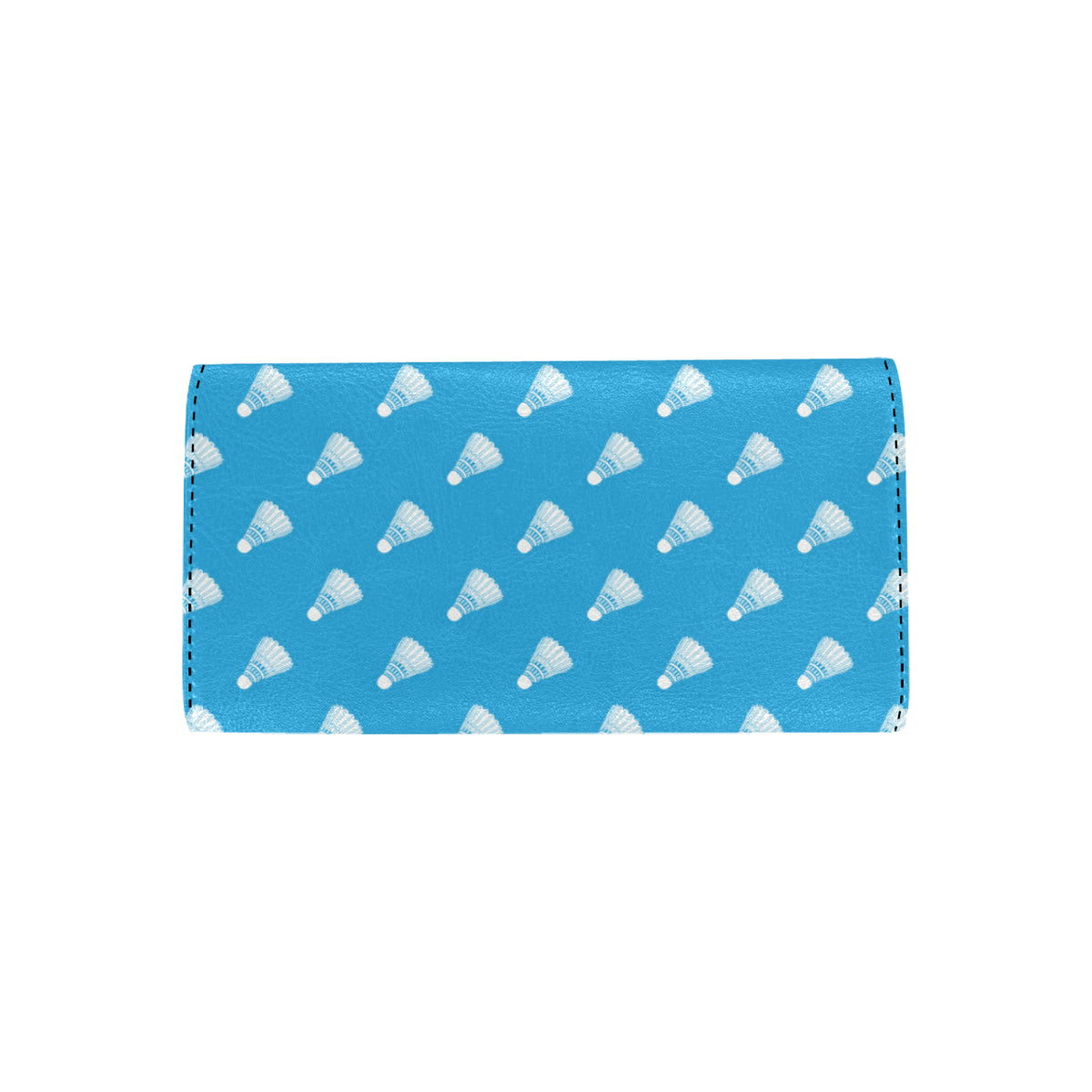 Badminton Ball Pattern Print Design 08 Women's Trifold Wallet