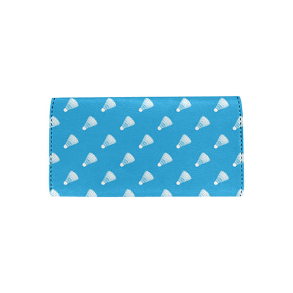 Badminton Ball Pattern Print Design 08 Women's Trifold Wallet