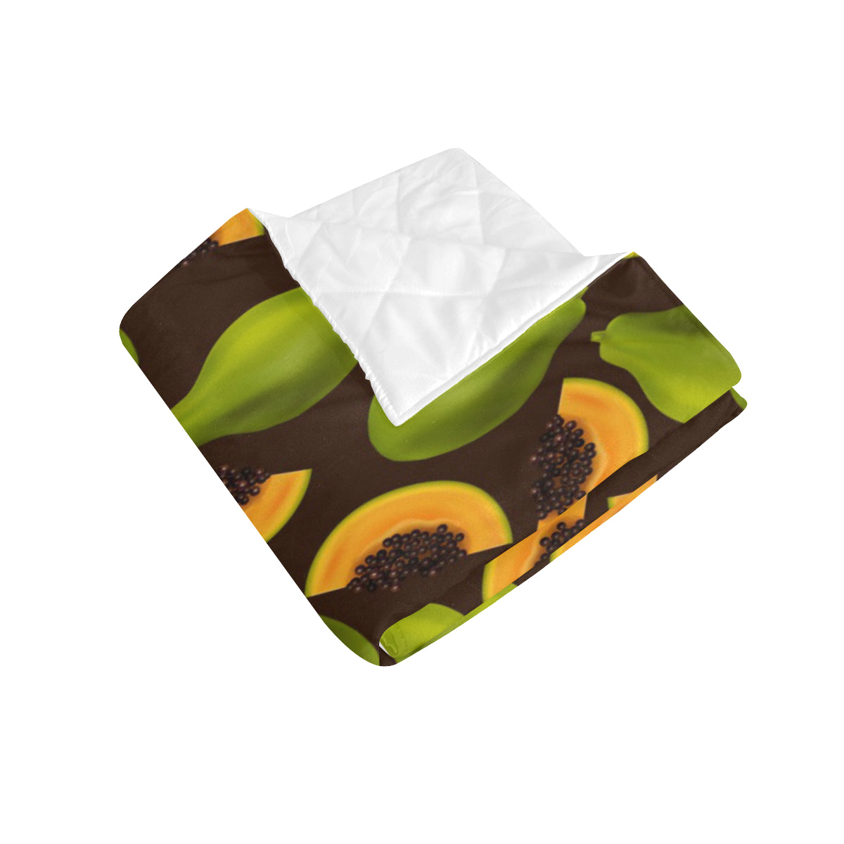 Papaya Pattern Print Design PP04 Premium Quilt