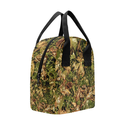 Camo Realistic Tree Forest Texture Print Insulated Lunch Bag
