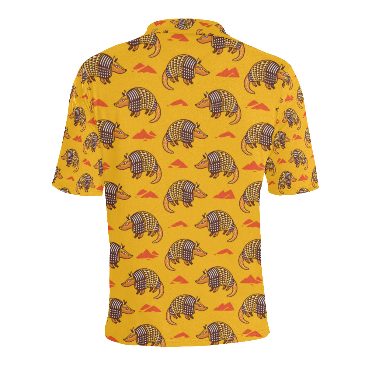 Armadillo Pattern Print Design 03 Men Polo Shirt
