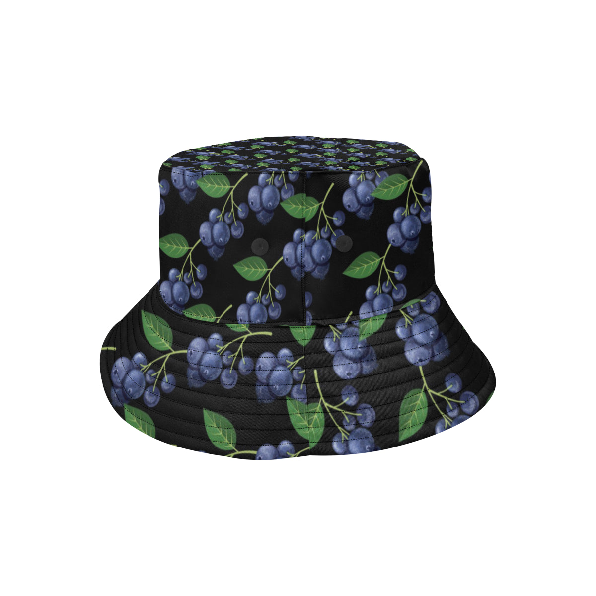Blueberry Pattern Print Design BB01 Unisex Bucket Hat