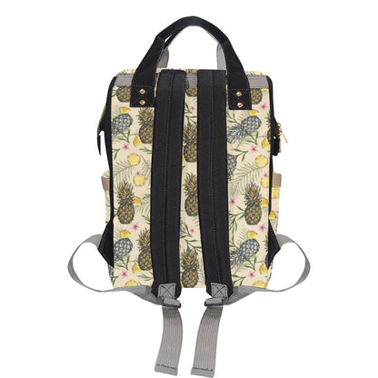 Pineapple Pattern Print Design PP012 Diaper Bag Backpack